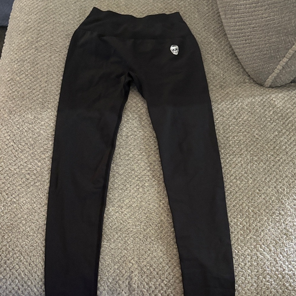Women's Black Skull Leggings